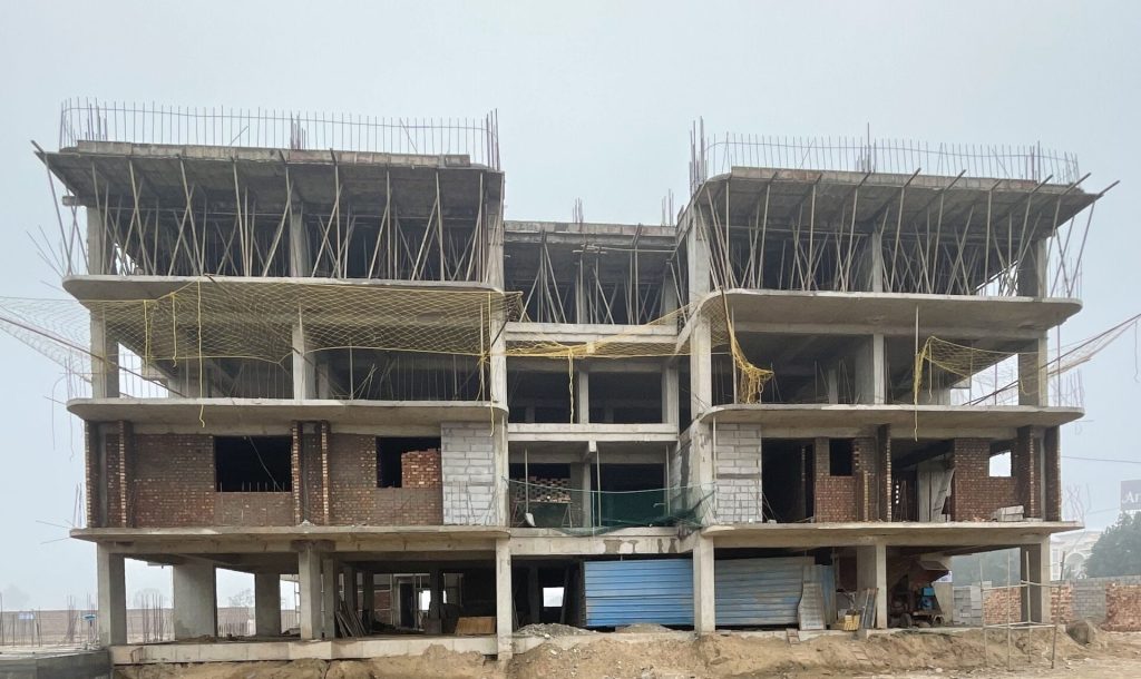 4 BHK - 3 Floor Slab Completed on 22-1-24